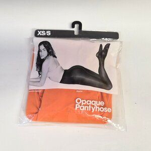American Apparel Opaque Pantyhose XS/S Orange USA Y2K Deadstock Balletcore Mod